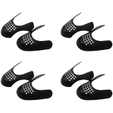 AntiCreazz Shoe Crease Protector – Anti-plis pour sneakers (4 paires, noir)