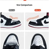 AntiCreazz1 Shoe Crease Protector – Anti-plis pour sneakers (4 paires, noir)