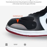 AntiCreazz3 Shoe Crease Protector – Anti-plis pour sneakers (4 paires, noir)