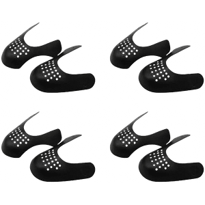 AntiCreazz Shoe Crease Protector – Anti-plis pour sneakers (4 paires, noir)