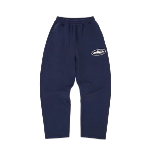 CorteizNavyPants Corteiz Island Puff Print Sweatpants - Navy