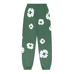 DenimTearsGreenPants Denim Tears Cotton Wreath Sweatpants – Green