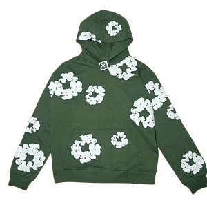 DenimTearsHGreen Denim Tears Cotton Wreath Hoodie – Green