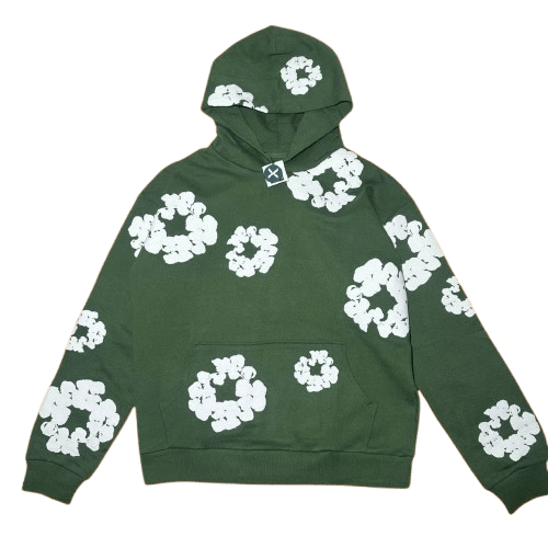 DenimTearsHGreen Denim Tears Cotton Wreath Hoodie – Green